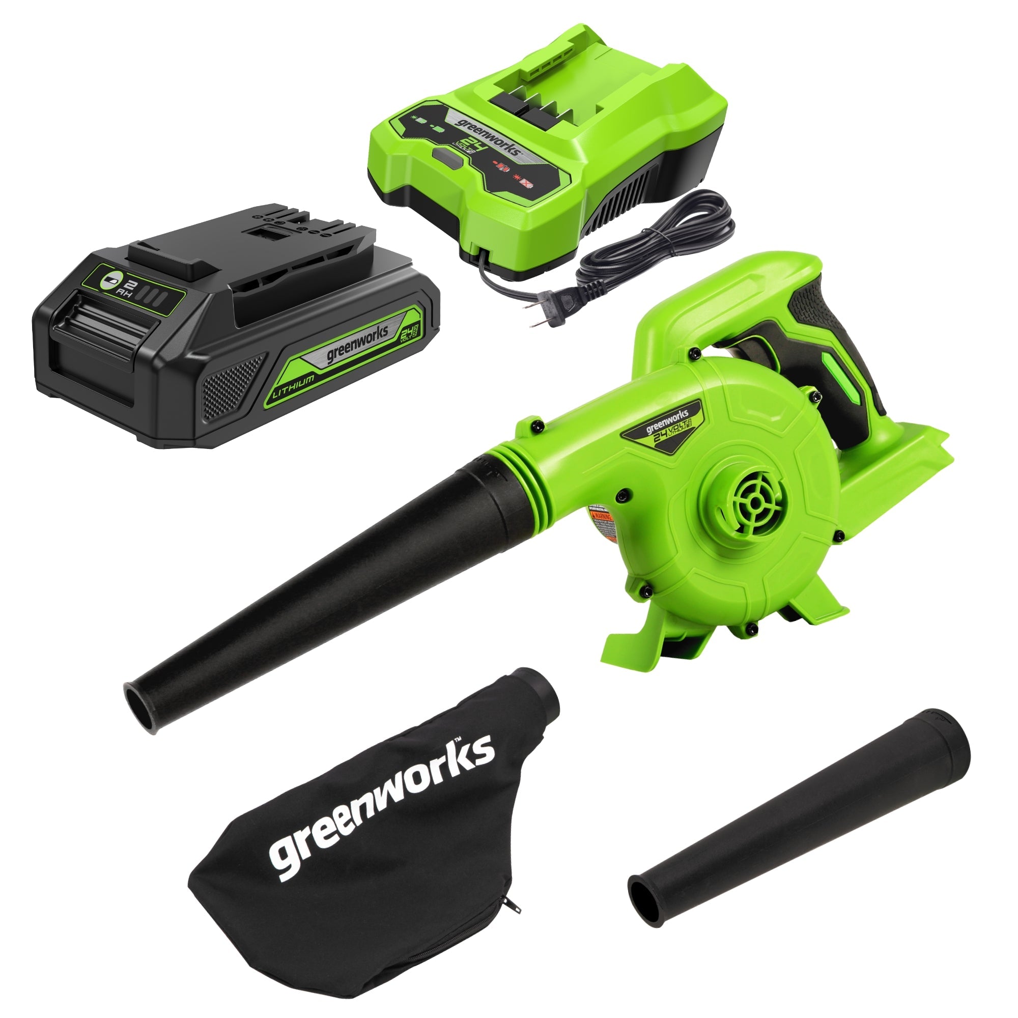 Greenyardtools  24V 90 CFM Shop Blower w/ 2.0Ah USB Battery & Charger