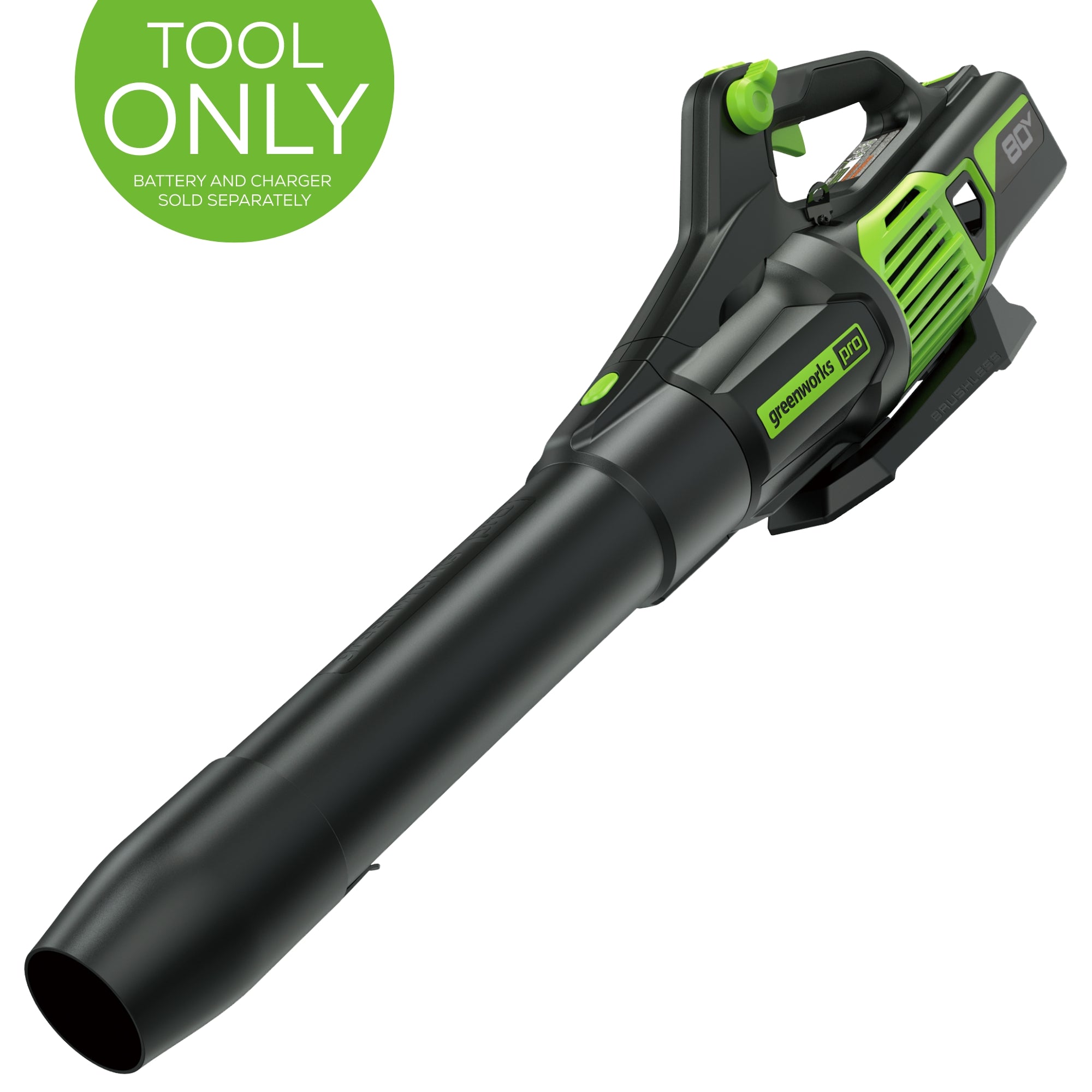 Greenyardtools  80V 730 CFM Cordless Battery Leaf Blower (Tool Only)